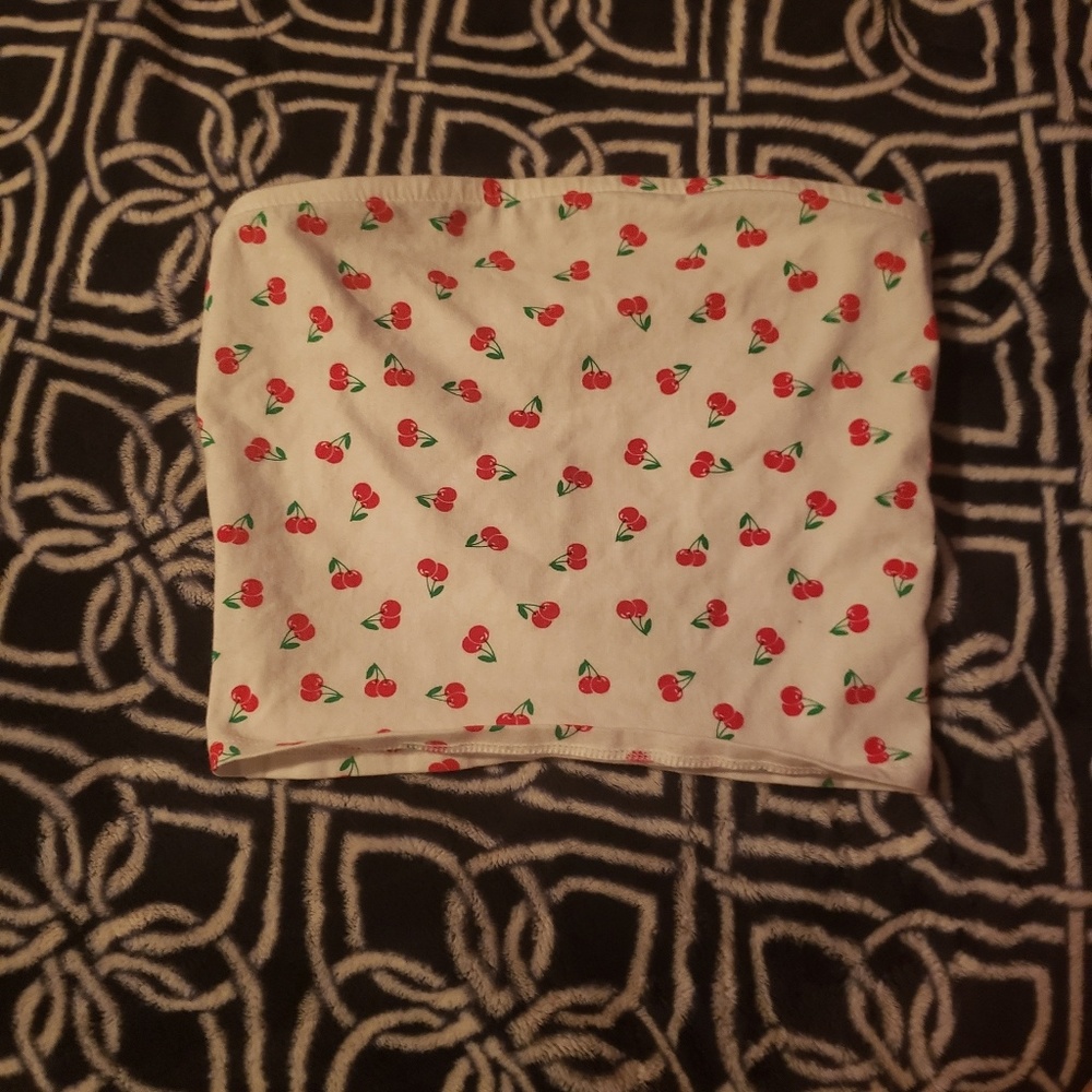 Cherry tube top